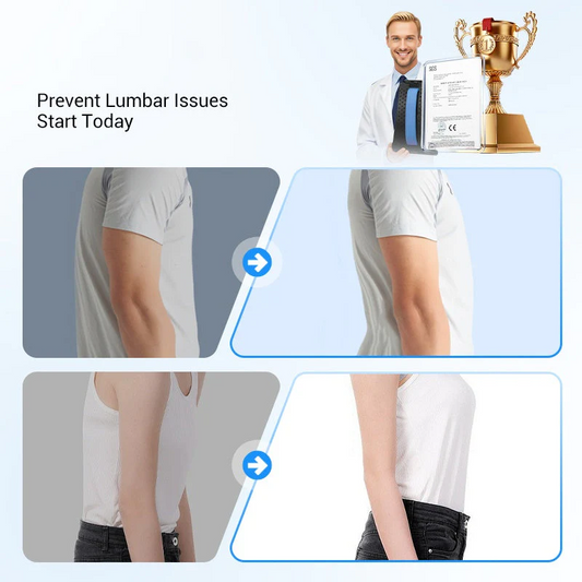 Magnetic Lumbar Stretcher – Acupressure Massage, Portable Design & Relieves Back Pain 🧘♂️✨