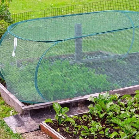 💎 -50% ON FOLDABLE POP-UP PLANT MESH COVER! 💎 Triple-Action Insect, Cold & Sun Protection for Your Garden ✨