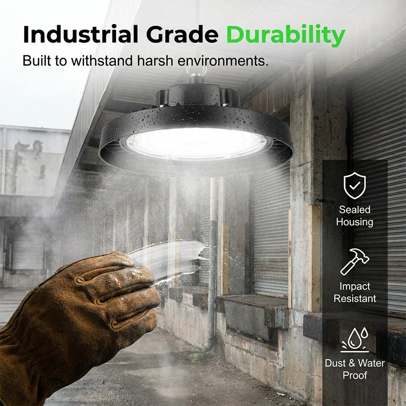 💡 59% OFF NOW! UFO LED High Bay Light – 100W, 160lm/W, 220V, for Industrial, Warehouse & Large Spaces 🏭✨