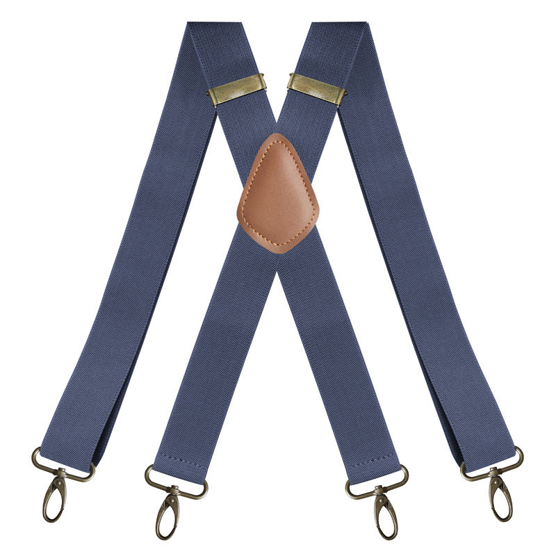 📢📢50% OFF !! ⏰Men's X-Back Suspenders with Hook Clips