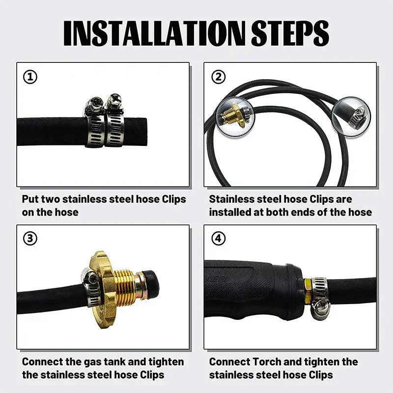 Heavy-Duty Propane Torch Weed Burner for Garden