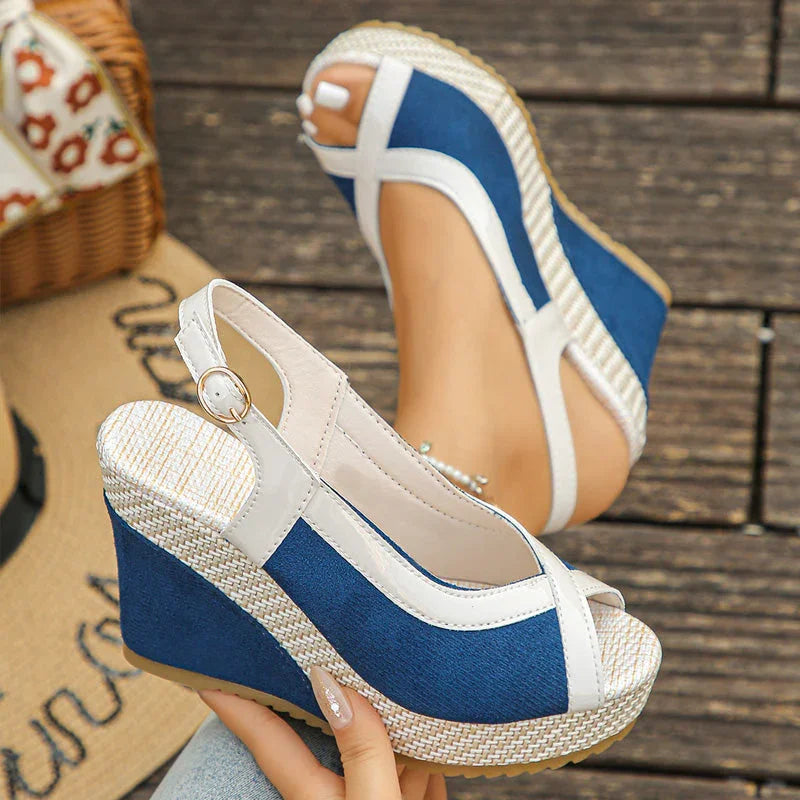 š” 50% OFF NOW! šø Women's Peep-Toe Wedge Sandals ā Platform & Anti-Slip Sole šæ