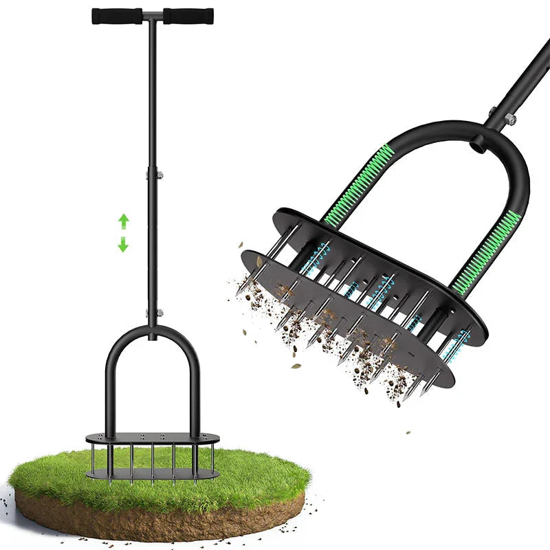 🎁2026 New Arrivals 50% OFF💥 Heavy-Duty Lawn Coring Aerator – Removes soil plugs & boosts root growth 🌱🏡【Limited Time】