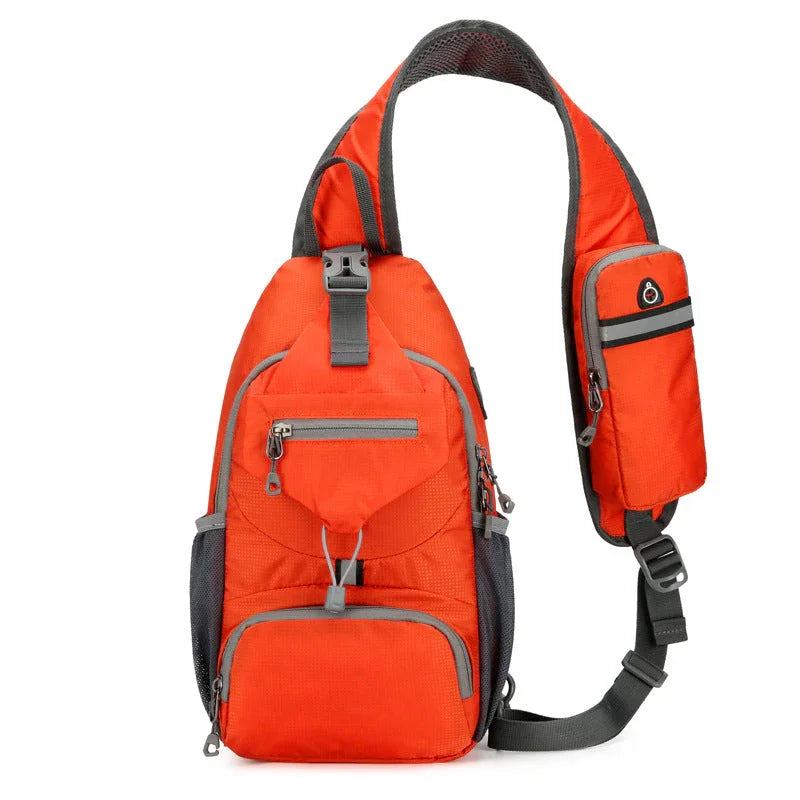 ๐ 50% OFF! โจ Men's Outdoor Sling Crossbody Bag โ Multi-Pocket, Water-Resistant, Breathable Back ๐ฆ๏ธ