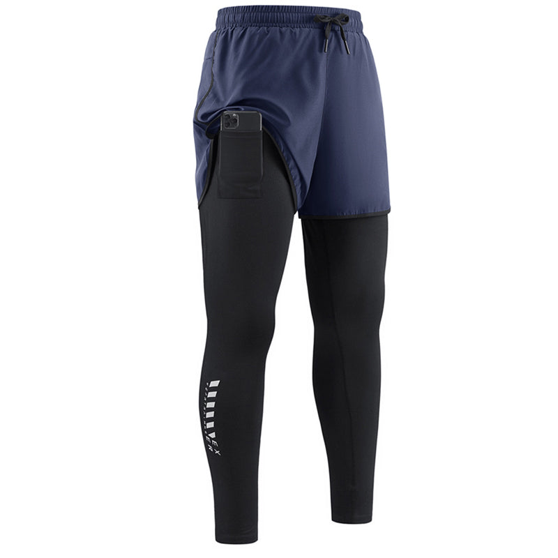 ⏳Time-Limited Special⏰Men's 2-in-1 Running Tights with Shorts