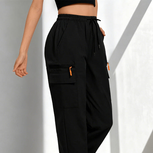 🏆LAST DAY SALE 50% OFF🔥Women's Drawstring Cargo Pants with Pockets