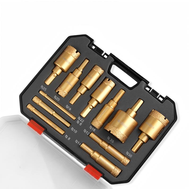 🔥Limited 50% Off!🏭Direct from Factory!👨🔧Craftsmen Approved!🛠️Professional Dry Drilling Hole Saw Kit (6-35mm)