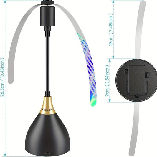 🪰 2026 Sale — Over 31,000 Sold! ✨ Smart Fly Repellent Fan – Holographic Blades & Portable 🧺