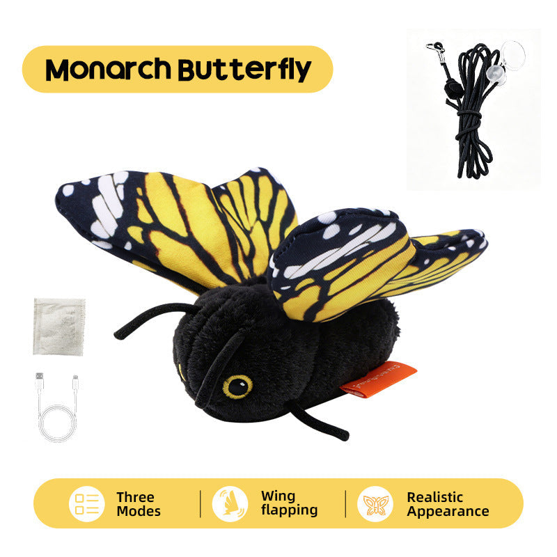 ๐ฆ๐ฑ Smart Sensing Flapping Butterfly Toy โ 50% OFF! Motion-activated, realistic flight, interactive fun โ keeps your cat engaged for hours. ๐ฅโจ