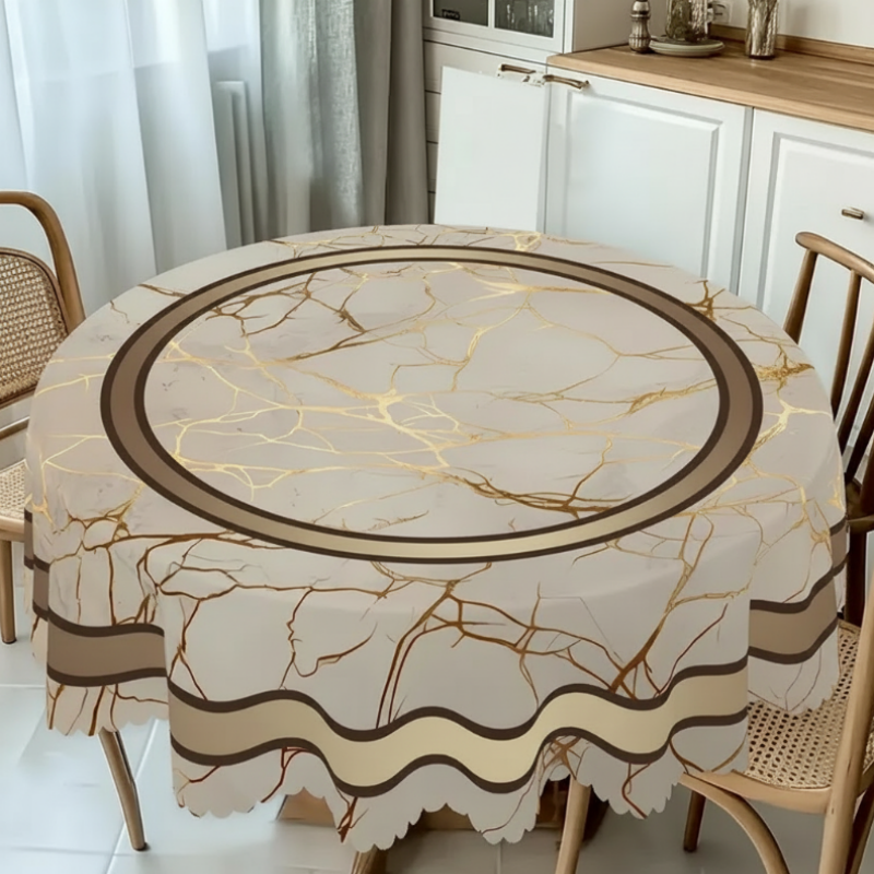 🏠 2026 Sale — Over 32 100 Sold!✨ Waterproof Marble‑Print Tablecloth