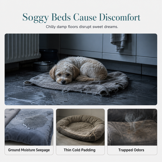 💤 MASSIVE 50% SAVINGS 🐾 Cozy Oval Pet Bed — Plush Fleece, Moisture-Proof & Scratch Resistant