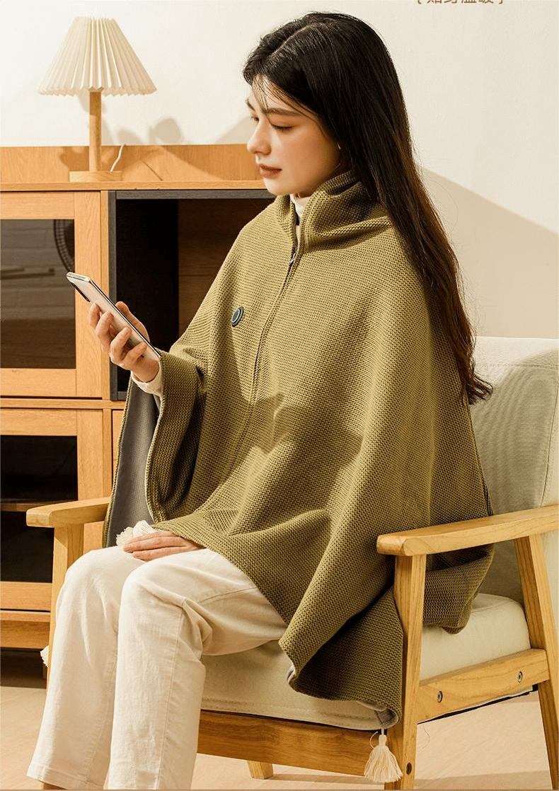 ⏰🔥LIMITED TIME 50% OFF!🔥50K+ SOLD! Portable Electric Heated Blanket & Shawl