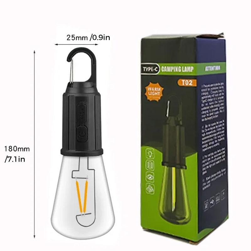 ✨Limited Time Offer ✨Outdoor Camping Hanging Type-C Charging Retro Bulb Light ✈️ Free Shipping - clarioy