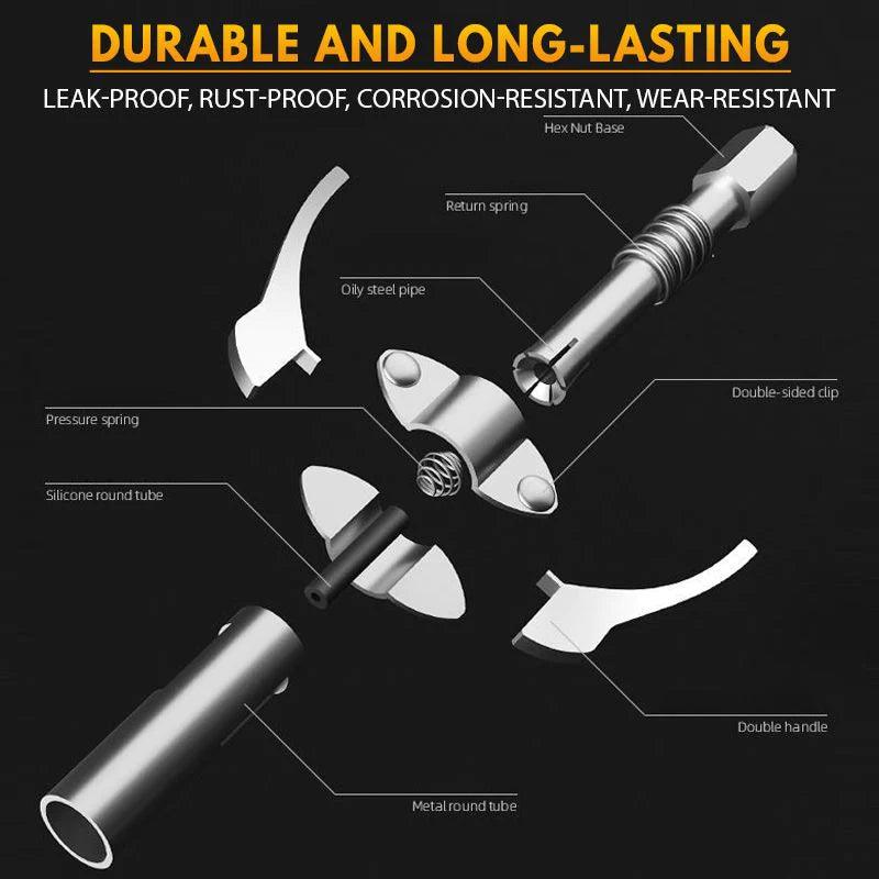 High Pressure Dual Handle Grease Gun Coupler - clarioy