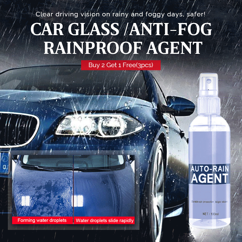 Car Glass Anti-fog Rainproof Agent (3PCS) - clarioy