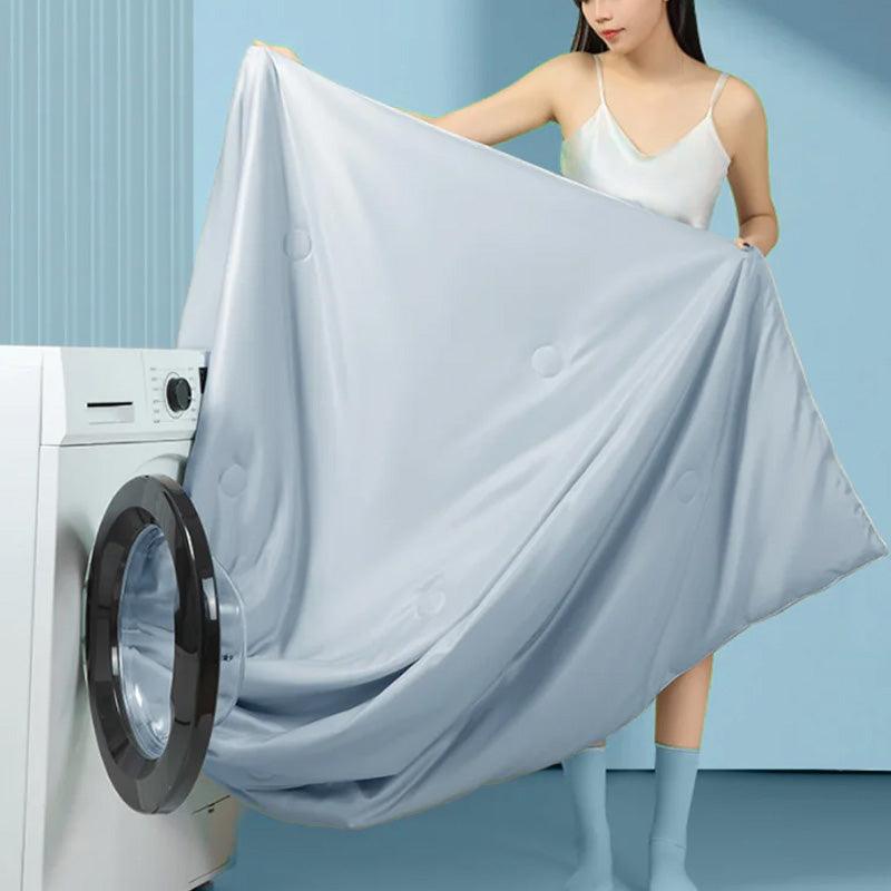 (Free Shipping)Summer Simple Ice Silk Quilt - clarioy