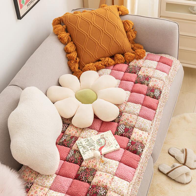Garden Chic Cotton Protective Couch Cover - clarioy