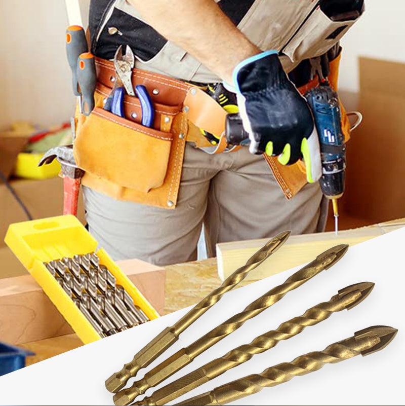Four-Blade Cross Drill Bit(4pcs/Set) - clarioy
