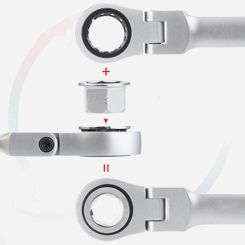 💥15pcs Adjustable Ratchet Wrench Kit🎅Great Gift🎁(Great Sale⛄Buy 2 Get 10% OFF + Free Shipping) - clarioy