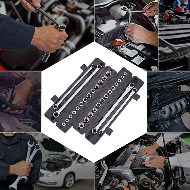 💥15pcs Adjustable Ratchet Wrench Kit🎅Great Gift🎁(Great Sale⛄Buy 2 Get 10% OFF + Free Shipping) - clarioy