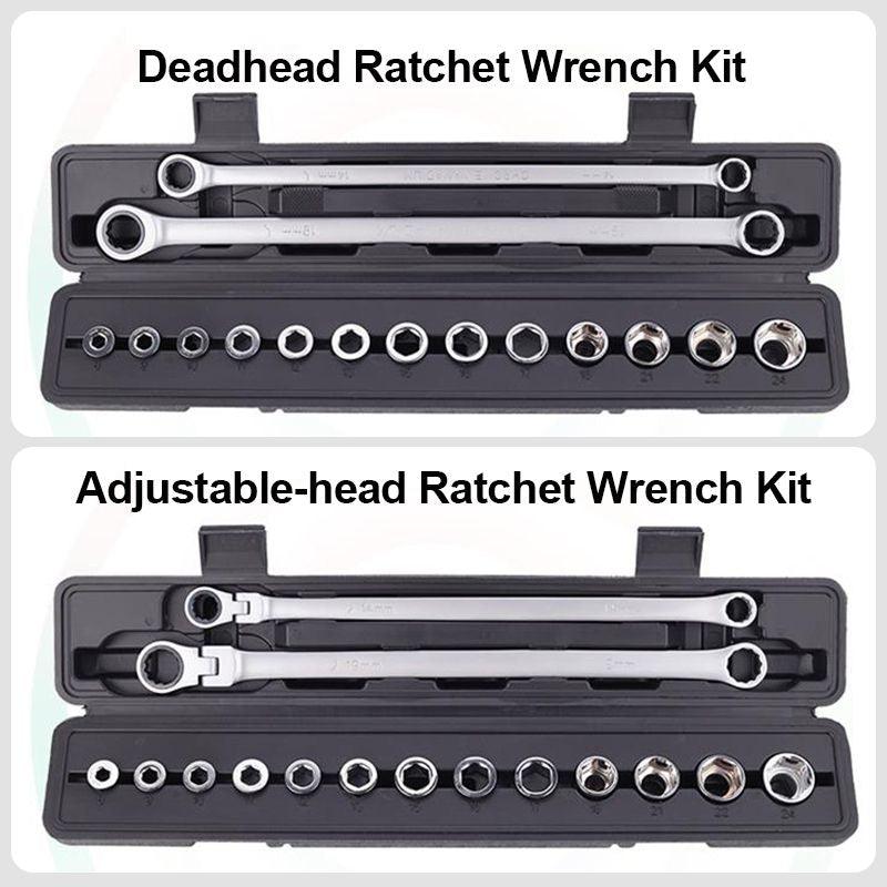 💥15pcs Adjustable Ratchet Wrench Kit🎅Great Gift🎁(Great Sale⛄Buy 2 Get 10% OFF + Free Shipping) - clarioy