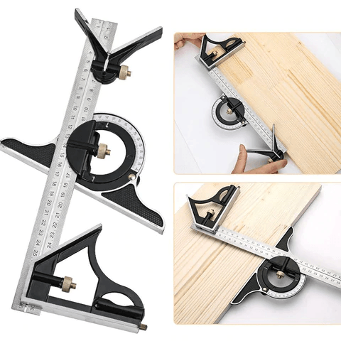 Multifunctional Combination of Movable Angle Ruler Set - clarioy