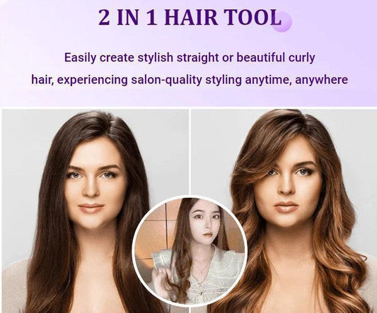 2-in-1 Mini Curling Wand & Flat Iron Hair Straightener🔥49% OFF🔥 - clarioy