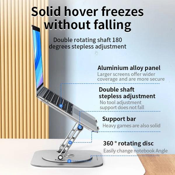 SAVE 49% OFF!!!Laptop Stand Aluminum Alloy Rotating Bracket - clarioy