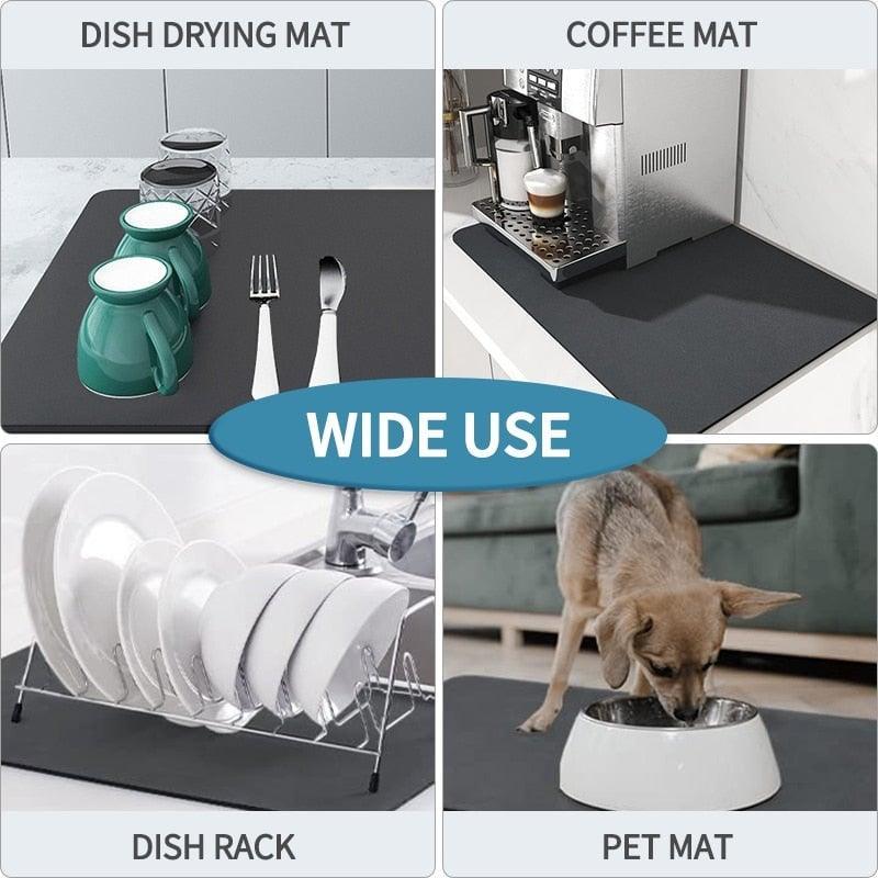 🎁Hot Sale 49% OFF⏳Kitchen Super Absorbent Draining Mat - clarioy