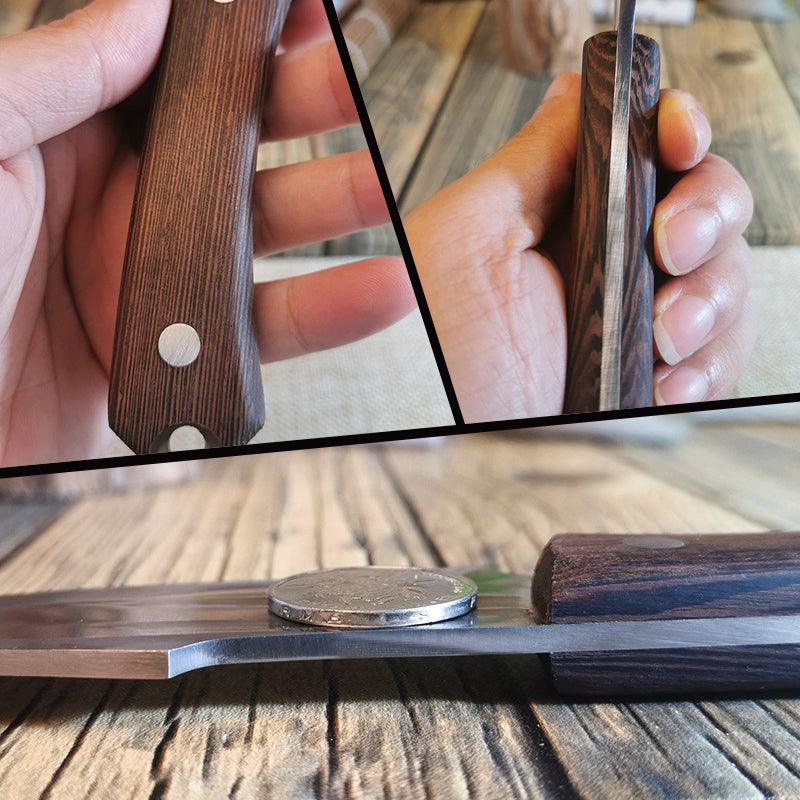 Meat Cleaver Knife (with leather cover) - clarioy