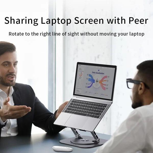 SAVE 49% OFF!!!Laptop Stand Aluminum Alloy Rotating Bracket - clarioy
