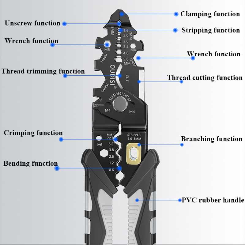 Pousbo® 11-in-1 Multifunctional Wire Stripper - clarioy