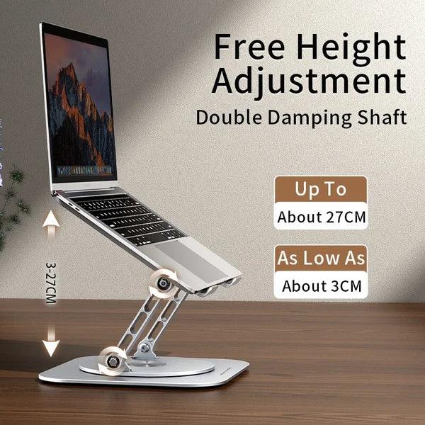SAVE 49% OFF!!!Laptop Stand Aluminum Alloy Rotating Bracket - clarioy