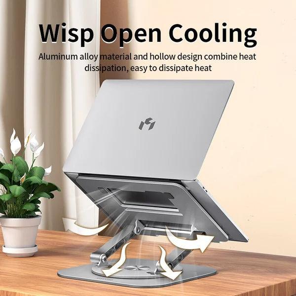 SAVE 49% OFF!!!Laptop Stand Aluminum Alloy Rotating Bracket - clarioy