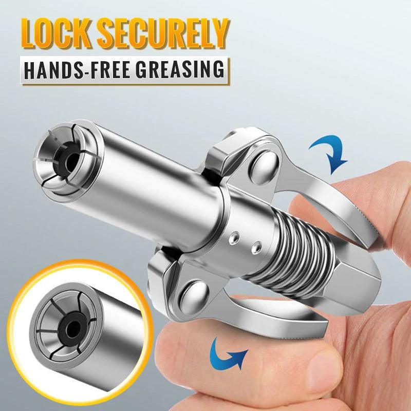 High Pressure Dual Handle Grease Gun Coupler - clarioy