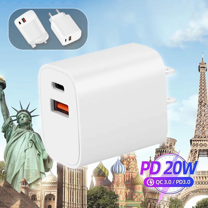 20W Fast Charger Dual-port Power Adapter - clarioy