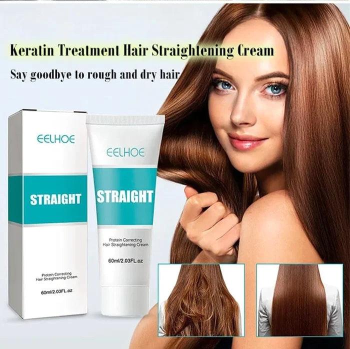 🔥Buy 3 Free 2🔥Silk & Keratin Hair Straightening Cream - clarioy