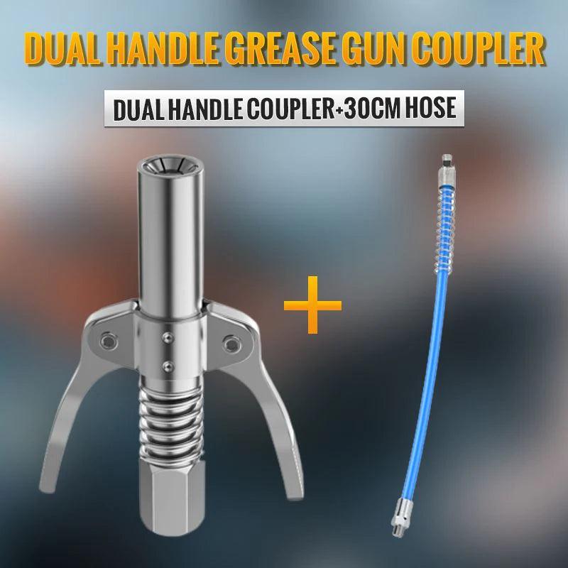 High Pressure Dual Handle Grease Gun Coupler - clarioy