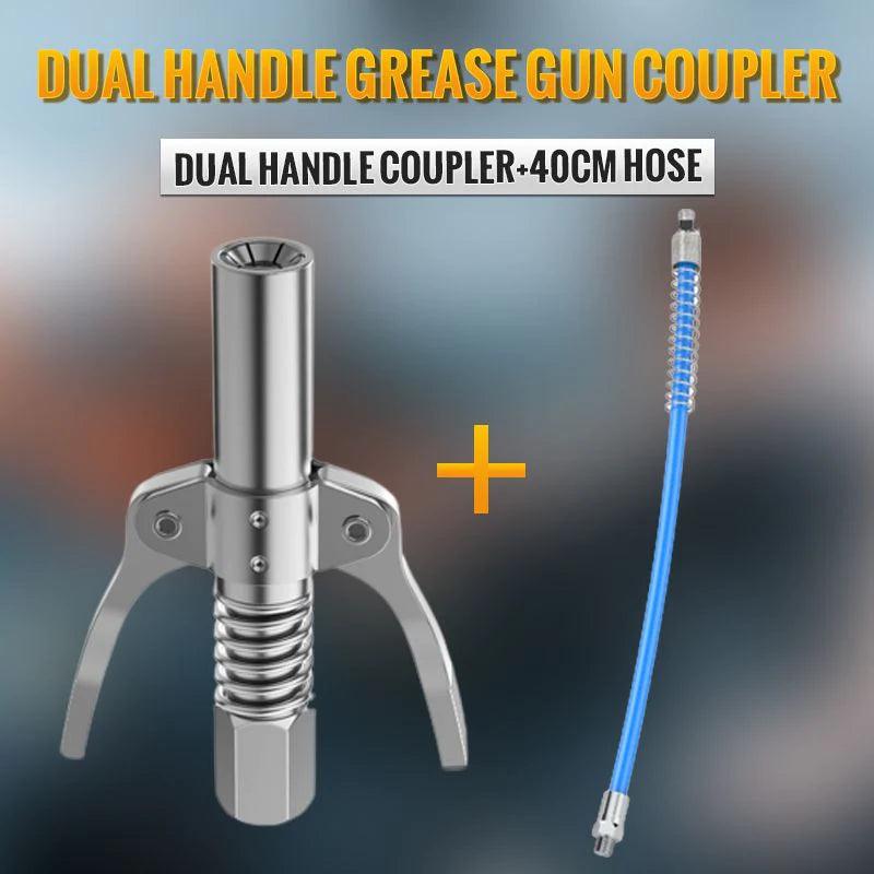 High Pressure Dual Handle Grease Gun Coupler - clarioy