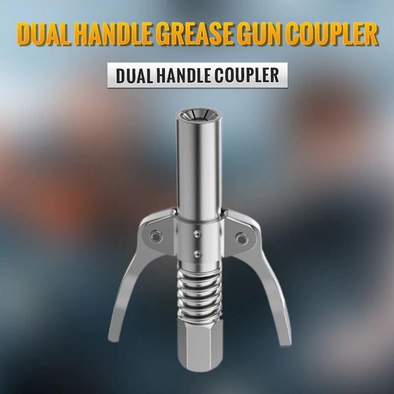 High Pressure Dual Handle Grease Gun Coupler - clarioy