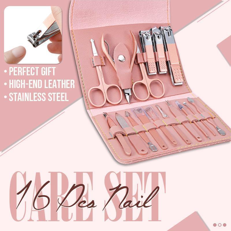 🎊Christmas Pre-sale - 50% Off🎊16 PCS Nail Care Set(Ten colors) - clarioy