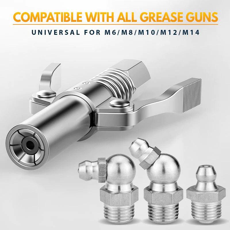 High Pressure Dual Handle Grease Gun Coupler - clarioy
