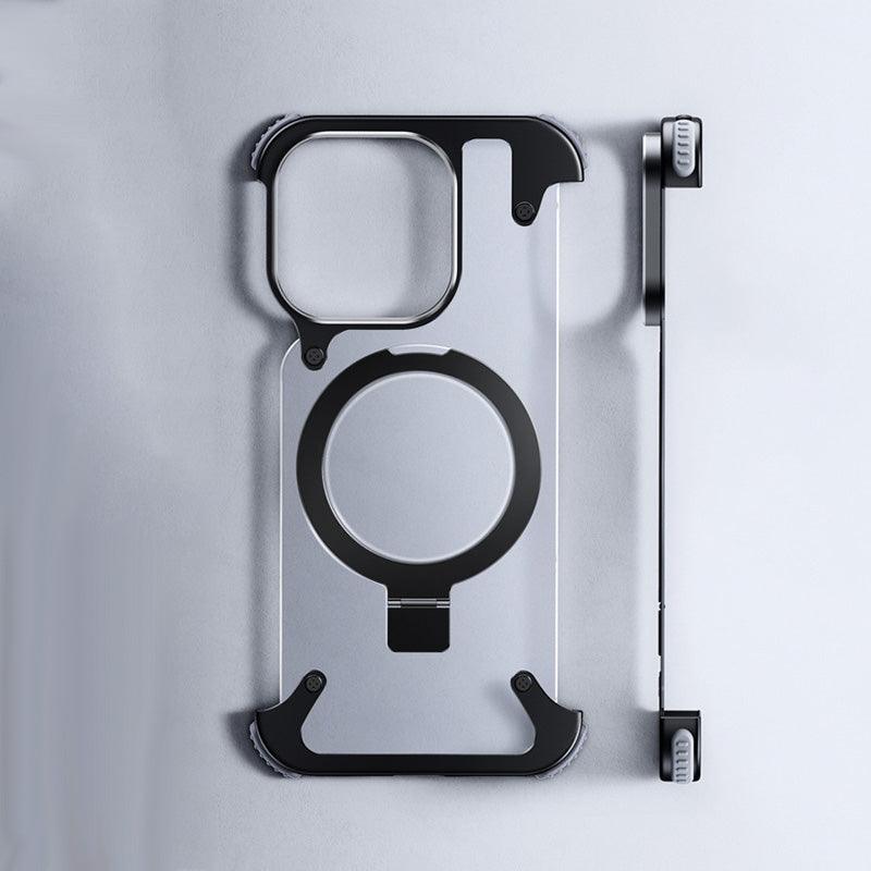 Magnetic Metal Anti-Fall Protective iPhone Case - clarioy