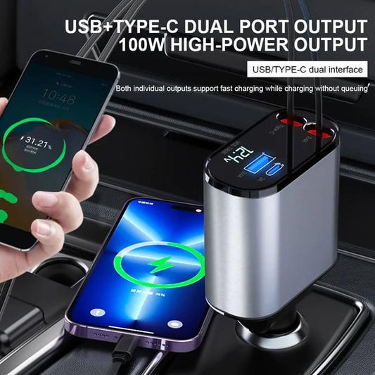 Retractable Car Fast Charger - clarioy