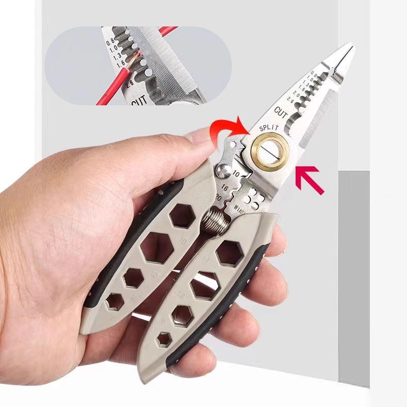 7-inch Multipurpose Wire Stripper - Professional Tool Gift - clarioy