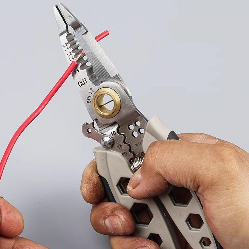7-inch Multipurpose Wire Stripper - Professional Tool Gift - clarioy