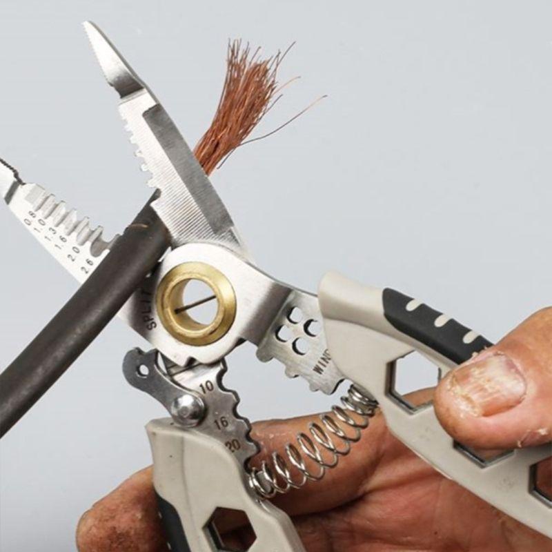 7-inch Multipurpose Wire Stripper - Professional Tool Gift - clarioy