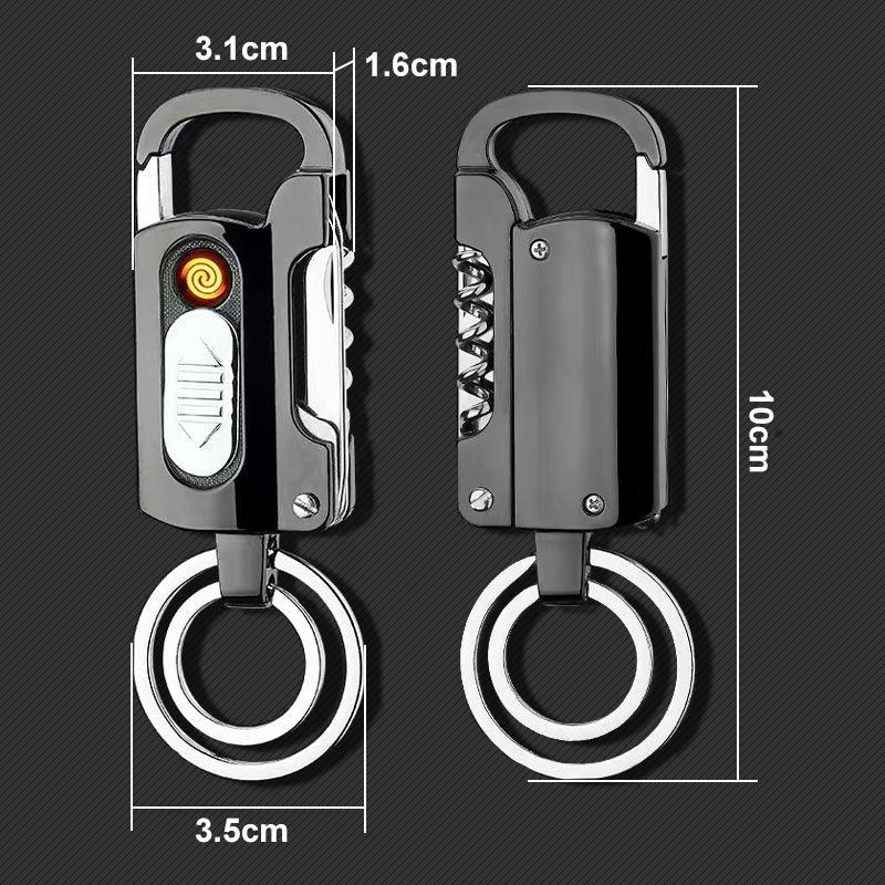 All-in-one car keychain lighter - clarioy