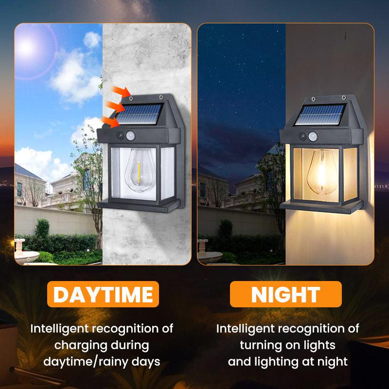 🎁Christmas Limited Discount⏳ Motion Sensor Solar Tungsten Wall Light - clarioy