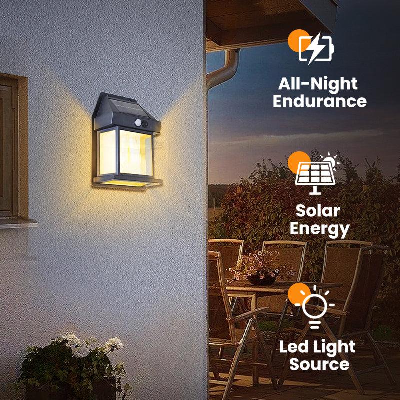 🎁Christmas Limited Discount⏳ Motion Sensor Solar Tungsten Wall Light - clarioy